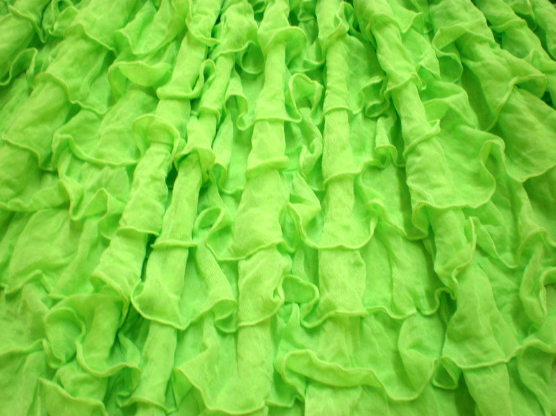 1.Lime Dance Ruffles